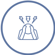 Icon of a person with arrows pointing upwards, symbolizing progress or achievement.