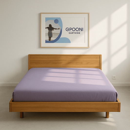 Grounding fitted sheet grey