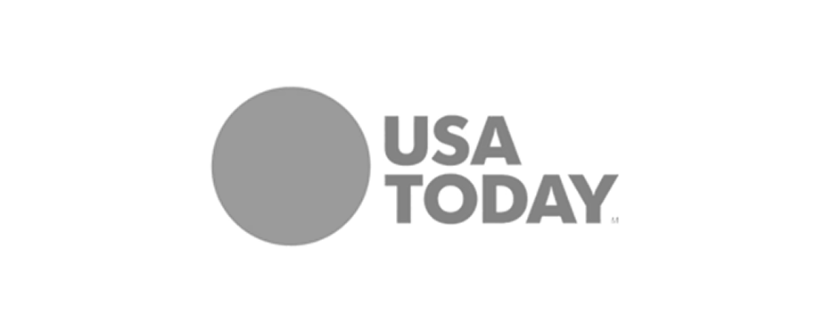USA Today logo in gray on a white background