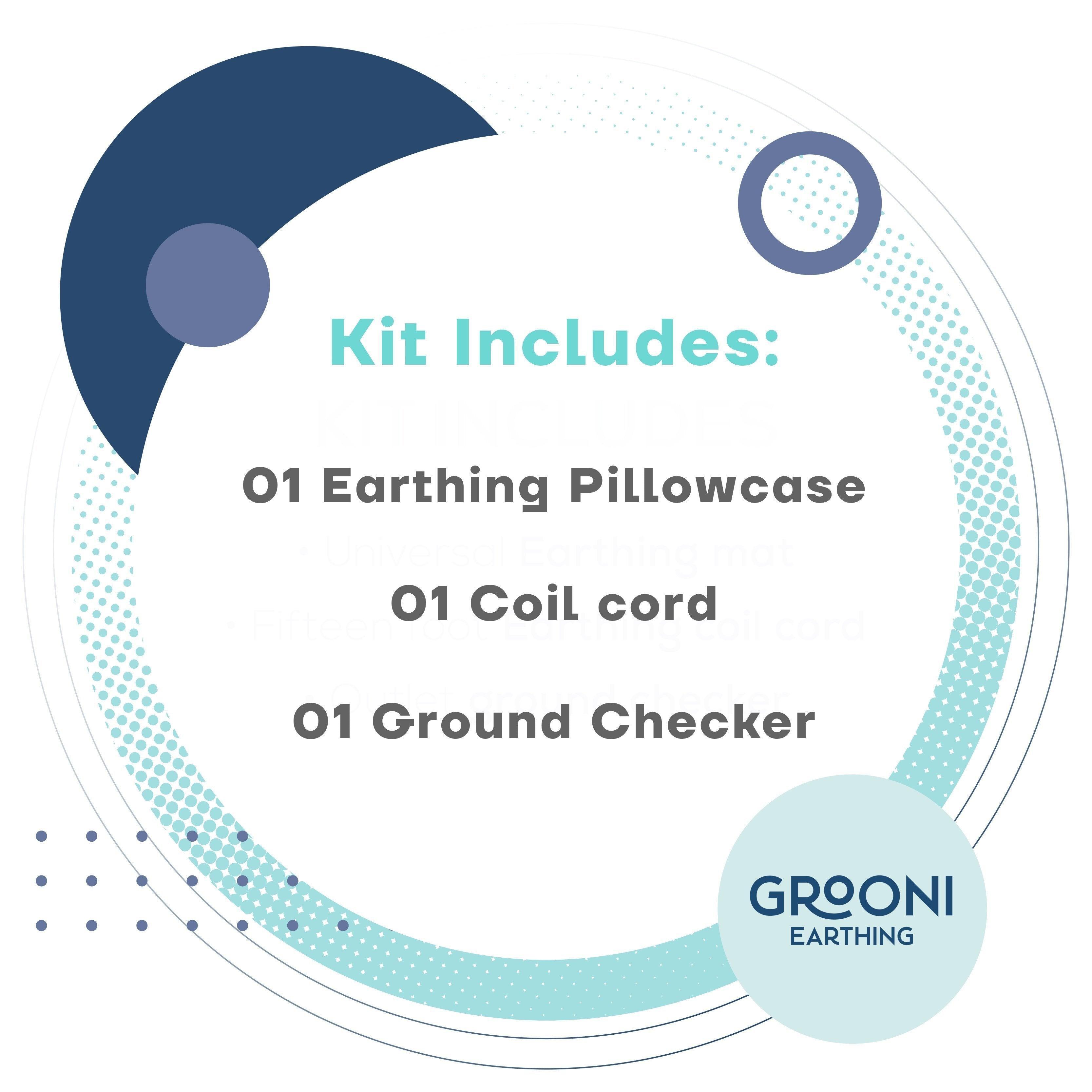 Buy High Quality Earthing Pillow Case Grooni Earthing